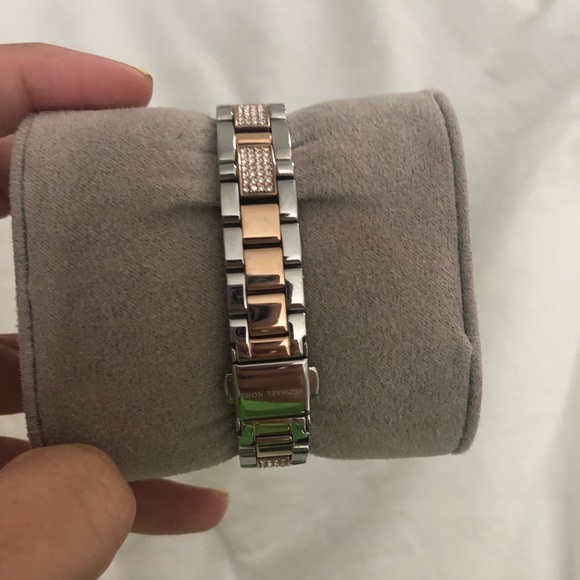 Michael Kors Sofie Pavé Two-Tone Watch - Picture 3 of 4